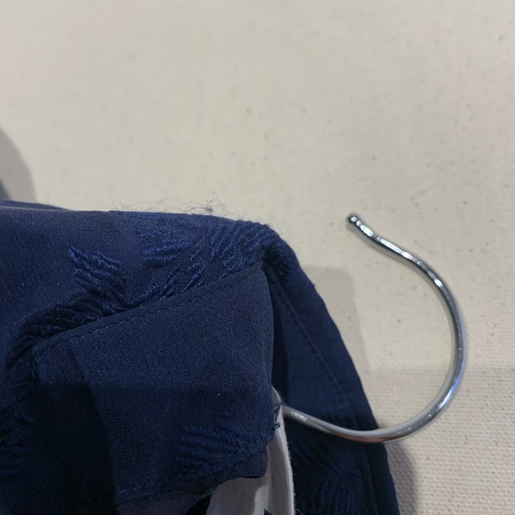 CAMI NYC - semi sheer tie front blouse - Picture 10 of 11